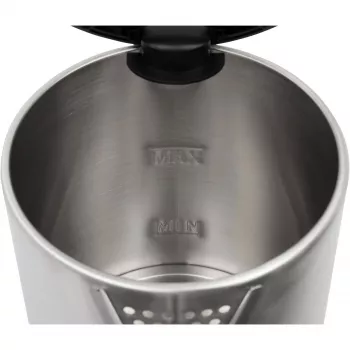 Elektriskā tējkanna Clatronic 1.5 L 2200 W Melna Nerūsējošais tērauds