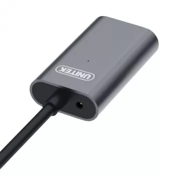 Unitek USB 3.0 aktīvais pagarinātājkabelis, 10m, alumīnijs, Y-3005