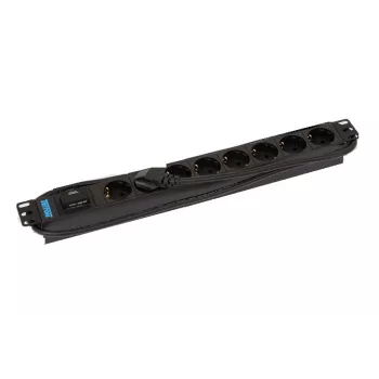 Pārsprieguma aizsargs Triton RAB-PD-X08-A1 Melns 8 AC kontaktligzdas 230V 2m
