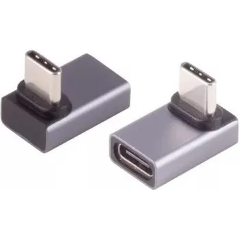 ShiverPeaks Pro 90° leņķa USB-C adapteris 4.0 - taisnleņķa USB-C savienotājs USB4/USB3.2 saderīgām ierīcēm