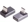 ShiverPeaks Pro 90° leņķa USB-C adapteris 4.0 - taisnleņķa USB-C savienotājs USB4/USB3.2 saderīgām ierīcēm