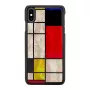 iKins Mondrian Black aizsargmaciņš iPhone XS Max – cietais vāciņš