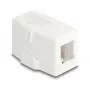 Delock 85841 Keystone tukšs korpuss, 1 ports, magnētiskais pamats, balts