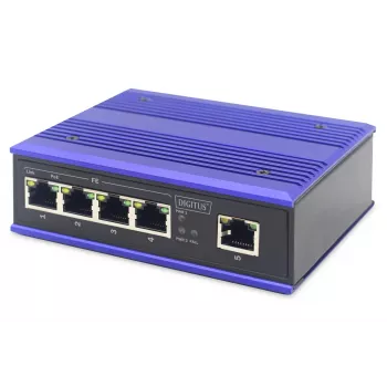 Digitus DN-650107 Nenoderīgs slēdzis 4 Port Fast Ethernet PoE