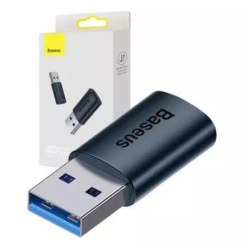 Baseus Ingenuity USB-A uz USB-C OTG adapteris (zils)