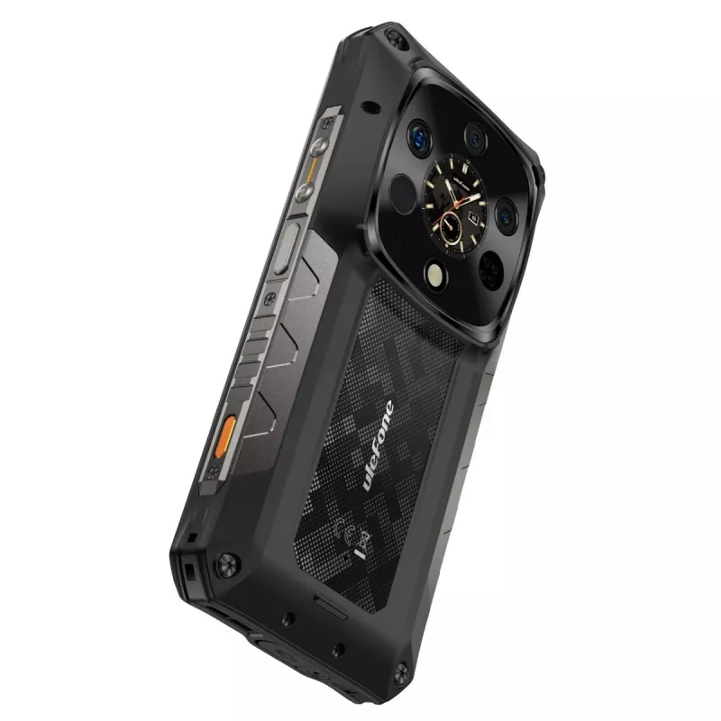 Izturīgais viedtālrunis UleFone Armor 28 Ultra Thermal 5G — 16GB RAM, 1TB krātuve, melns