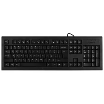 A4Tech KR-85 tastatūra USB QWERTY US English Melna