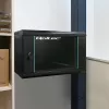 19 collu skapis QOLTEC 54463 9U 600x500x450 mm metāla korpuss tīkla iekārtām