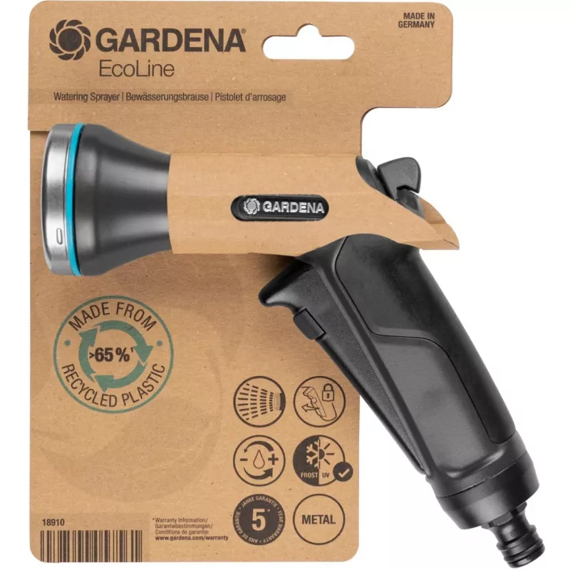 Dārza ūdens smidzinātājs Gardena 18910-20 Plastmasa Melns