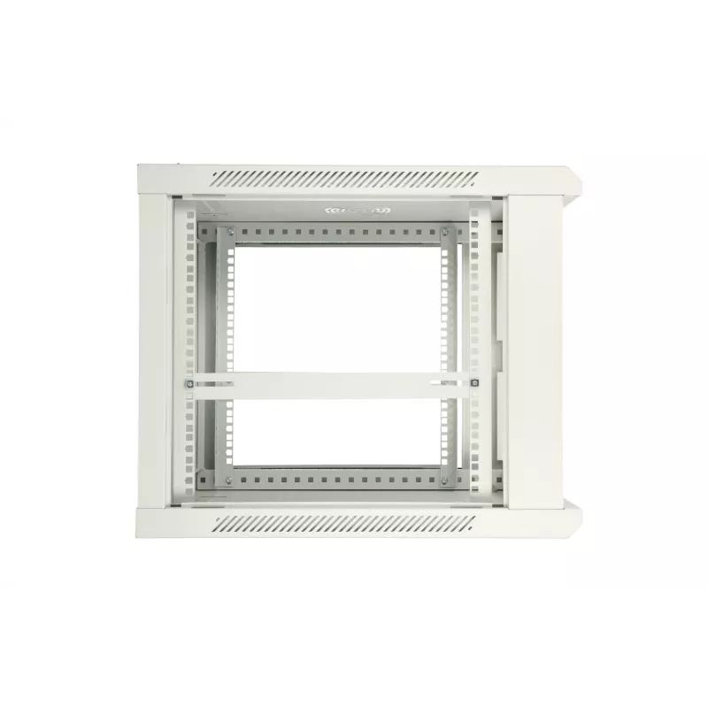 Extralink sienas skapis 9U 600x600 ASP pelēks, metāla durvis