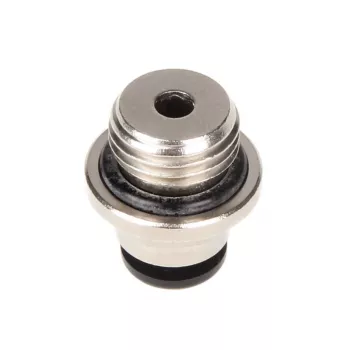 aqua computer Taisnais savienotājs G1/4 collas AG uz 6mm ID - Sudrabs