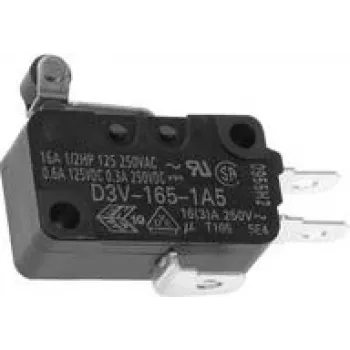 Omron D3V-165-1A5 mikroslēdzis 250 V/AC 16 A 1 x ieslēgts/(ieslēgts) 1 gab. maisiņā