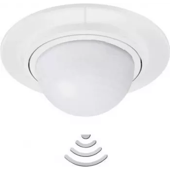 Steinel 032845 Infrasarkanais kustības detektors griestiem, vadu, 360°, 4 m, balts