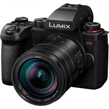 Panasonic Lumix G9 II + 12-60mm F2.8-4.0 25,21 MP Live MOS 11552 x 8672 pikseļi Melns (DC-G9M2LE)