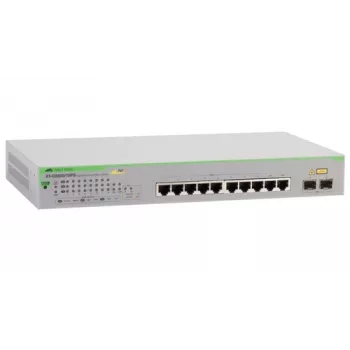 Allied Telesis GS950/10PS pārvaldīts Gigabit Ethernet (10/100/1000) PoE slēdzis, pelēks