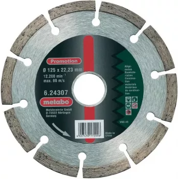 Metabo 624307000 griešanas disks, plakans centrs, 2,22 cm urbums