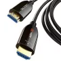 CABLETIME Active Fiber HDMI 2.1 kabelis 30m 8K@60Hz 48Gbps zeltīti kontakti