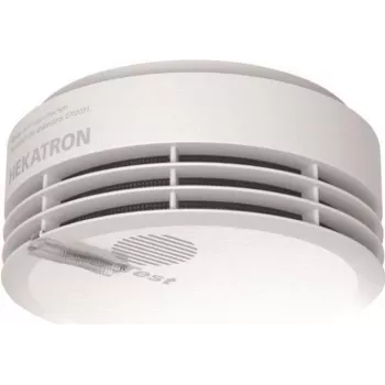 Dūmu detektors Hekatron Genius Plus 3602180 — optiskais trauksmes signāls mājām un birojam