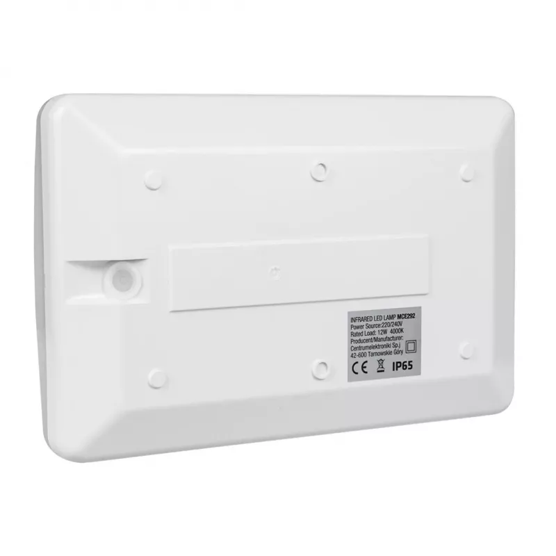 Maclean MCE292 W LED mājas numura lampa ar krēslas sensoru, 12 W, 950 lm, IP65, balta