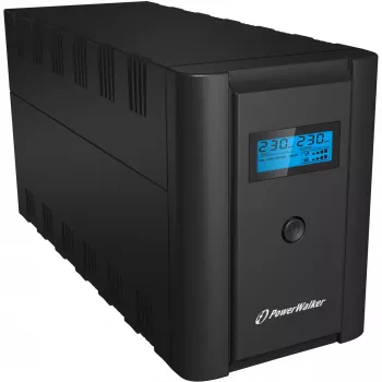 PowerWalker VI 2200 LCD/IEC nepārtrauktās barošanas avots (UPS) Line-Interactive 2.2 kVA 1200 W 6 AC kontaktligzdas