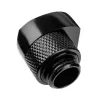 Šļūtenes savienotājs Alphacool 17604 Melns 1/4 collu vītne