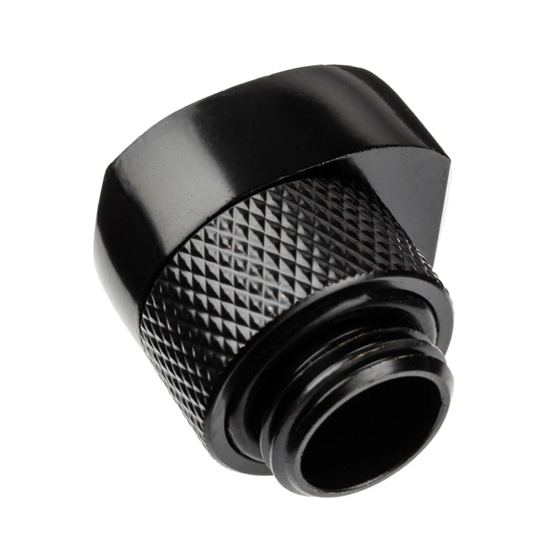 Šļūtenes savienotājs Alphacool 17604 Melns 1/4 collu vītne