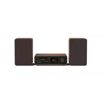 Pure Classic Stereo HiFi-Audiosystem 100W DAB+ Bluetooth Wi-Fi CD Black walnut