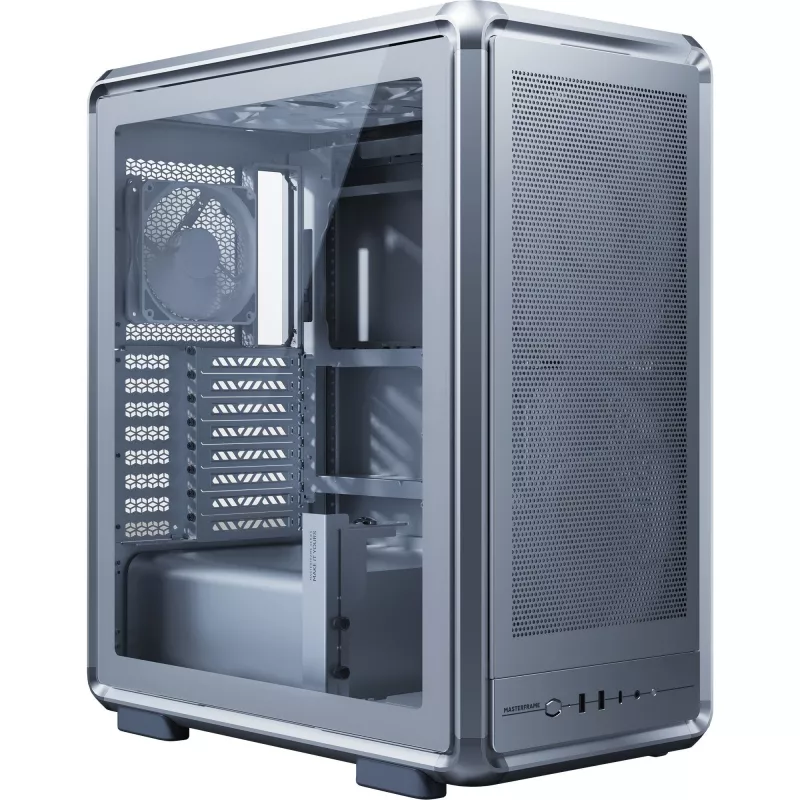 Cooler Master MasterFrame 500 Mesh ARGB Midi Tower datora korpuss, sudraba, rūdīts stikls