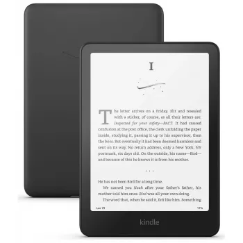Amazon Kindle Paperwhite 12. paaudzes (2024) B0CFPWLGF2 elektroniskā grāmatu lasāmierīce, 7 collu, 16 GB, Wi-Fi, USB-C, IPX8, bez reklāmām, melna