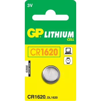 GP Batteries CR1620 litija baterija, 3 V, 1 gab.