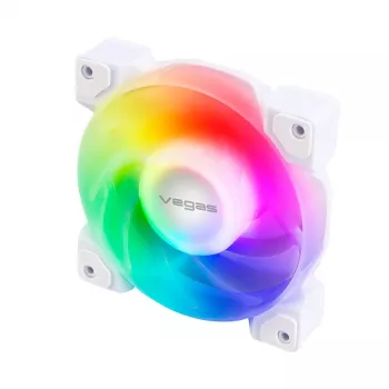AKASA VEGAS A12 120mm ARGB korpusa ventilators - Balts