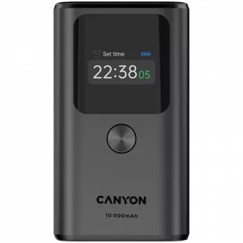 Portatīvais barošanas bloks CANYON OnPower 130 TFT 10000 mAh