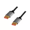 LogiLink DisplayPort kabelis 1 m Melns Pelēks CDA0104