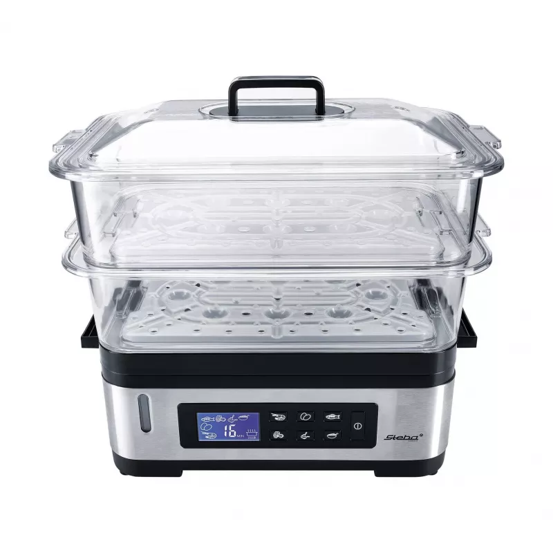STEBA DG 2 tvaika katls (1200 W, Nerūsējošais tērauds / Melns) (05.22.00)