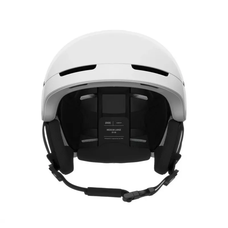 Atvērtā seja ķivere POC Obex MIPS — in-mold cietā čaula, M/L (55–58 cm), ABS čaula, EPS putas, matēti balta, 500 g