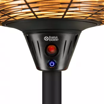 Āra stāvošais infrasarkanais sildītājs TARGUS TB2068S-01, 2000 W, 3 jaudas līmeņi, IP45, līdz 20 m²
