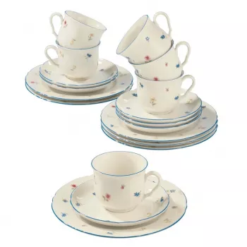 Kafijas komplekts 6 personām SELECT Marie-Luise 001.727512 porcelāns – serviss sešiem, krūzes un apakštasītes