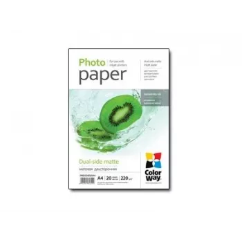 Foto papīrs ColorWay PMD220020A4 A4 matēts 220 g/m² 20 loksnes