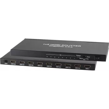 HDMI sadalītājs ShiverPeaks SHVP SP05-10003 — 4K 60Hz, 8 izejas