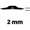 Trimmera asmens Einhell 3405083 Nerūsējošais tērauds 20 cm Melns