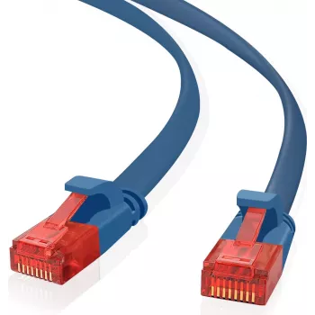 Patch kabelis Helos Ultra Slim RJ-45 tēviņš–tēviņš 7,5 m UTP Cat 6 plakans