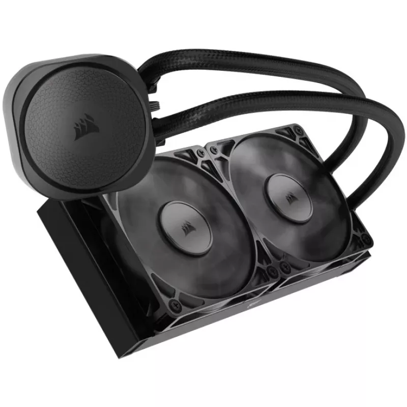 Corsair NAUTILUS 240 RS mātesplates šķidruma dzesēšanas sistēma melna