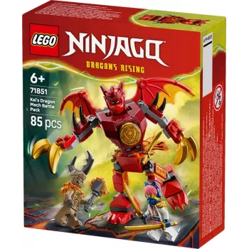 LEGO NINJAGO 71851 Kai's Pūķa Meha Kaujas Komplekts