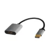 LogiLink CDA0108 video kabeļa adapteris 0.15 m DisplayPort-HDMI melns pelēks