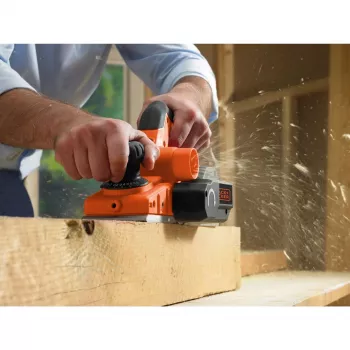Black & Decker KW750K-QS rokas ēvelis Melns, Oranžs 16000 RPM 750 W