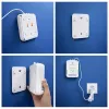 Gāzes noplūdes sensors QOLTEC 52652 — propāna/butāna (LPG) detektors, 85 dB trauksme, LED indikators