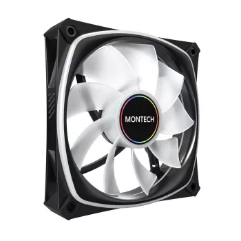 MONTECH RX120 PRO MELNS 120mm ARGB korpusa ventilators