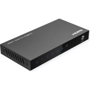 ROLINE HDMI Switch 3-ceļu 4K60Hz HDCP2.3+ IR Tālvadība (14.01.3616)
