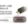 Kabelis DeLOCK EASY-USB 2.0 Type-A vīrišķais uz Micro-B vīrišķais leņķveida 5m melns