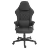 Deltaco DC130 Gamingstuhl Soft Woven Mesh melns (GAM-180)